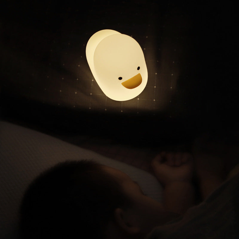 Nordic Cute Lovely Cartoon Dull Duck Led Night Light Silicone USB Charging - Night Lights -  Trend Goods