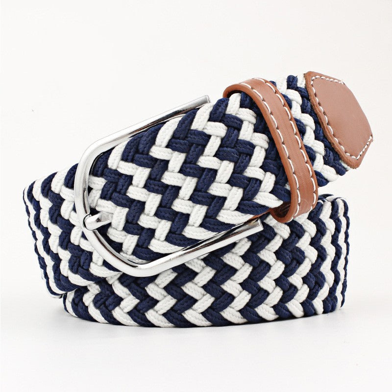 Casual Stretch Braided Canvas Belt Needle Buckle - Belts -  Trend Goods