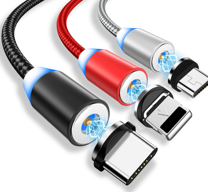 Magnetic LED charging cable 1m - Phone Cables -  Trend Goods