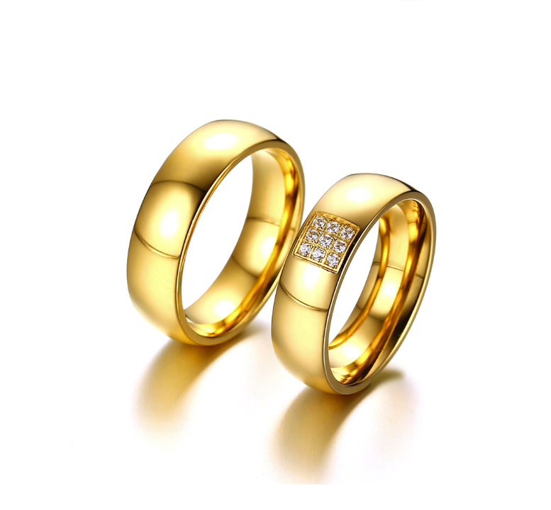 Zircon Couple Ring - Rings -  Trend Goods