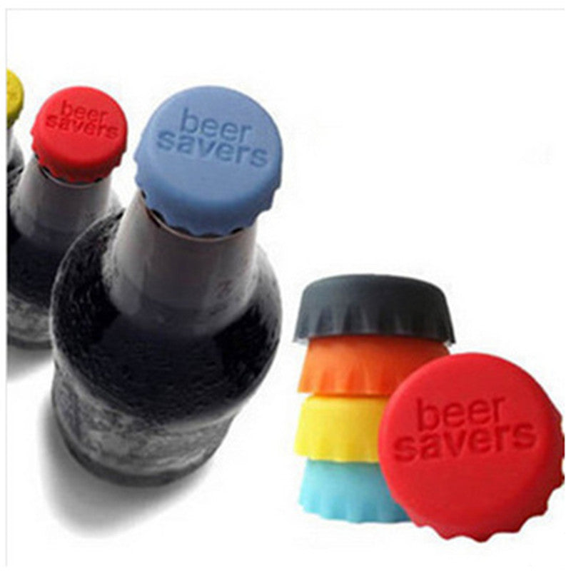 Candy Colored Silicone Bottle Cap - Bottle Caps -  Trend Goods