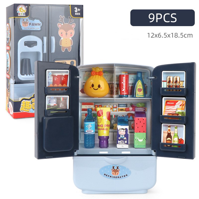 Double Door Mini Toy Refrigerator - Toys & Games -  Trend Goods