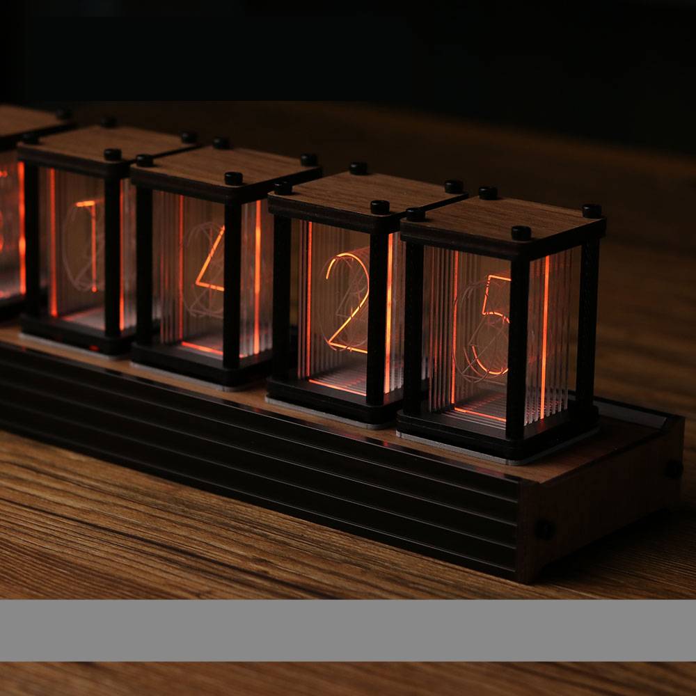 RGB Pseudo Glow Tube Clock Nixie Tube DIY Kit LED - Clocks -  Trend Goods