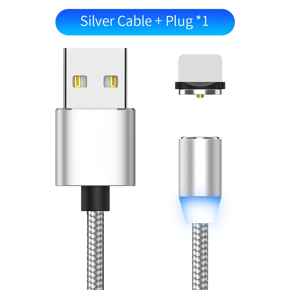 Magnetic LED charging cable 1m - Phone Cables -  Trend Goods