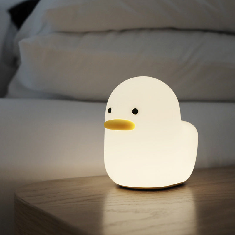 Nordic Cute Lovely Cartoon Dull Duck Led Night Light Silicone USB Charging - Night Lights -  Trend Goods