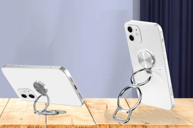 Metal Mobile Phone Bracket Hidden Desktop Fold Ring - Phone Stands -  Trend Goods