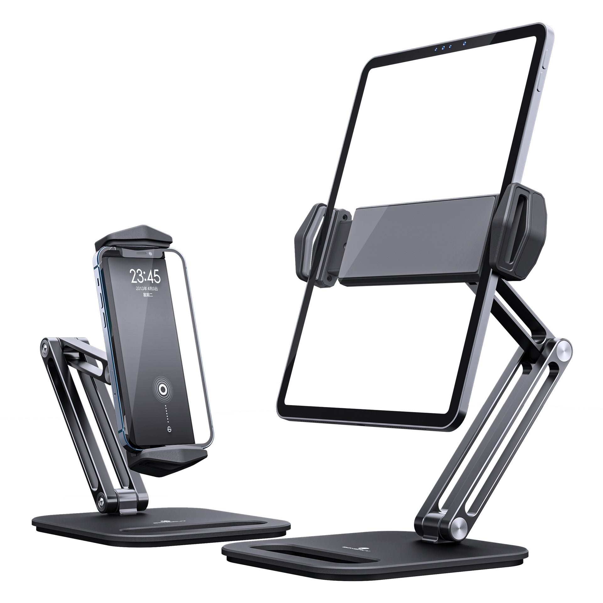 Portable Aluminum Alloy Folding Tablet Stand - Tablet Stands -  Trend Goods