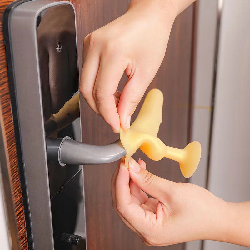 Protective Anti-collision Silicone Door Handle - Door Stoppers -  Trend Goods