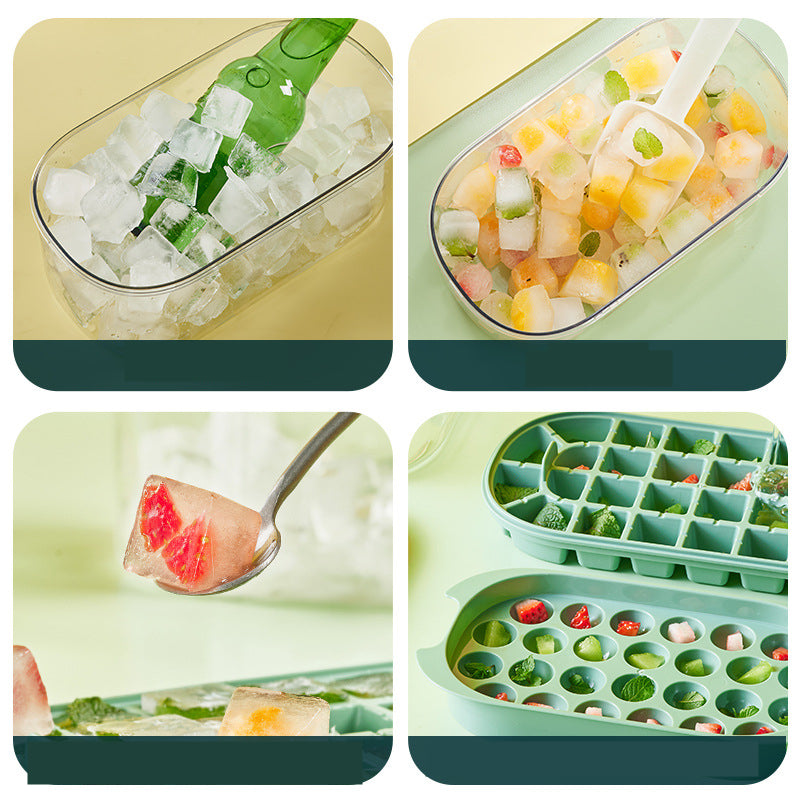 DIY Silicone Ice Grid Portable Ice Box - Ice Cubes -  Trend Goods