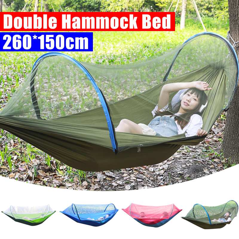 2 Person Portable Outdoor Mosquito Parachute Hammock - Hammocks -  Trend Goods