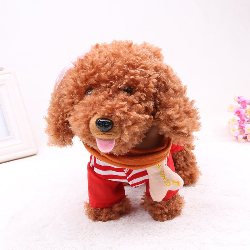 20 songs singing, walking, twisting electronic toy poodle - Plush Toys -  Trend Goods