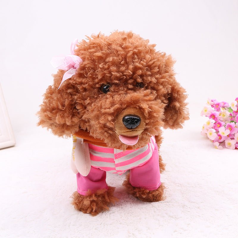 20 songs singing, walking, twisting electronic toy poodle - Plush Toys -  Trend Goods