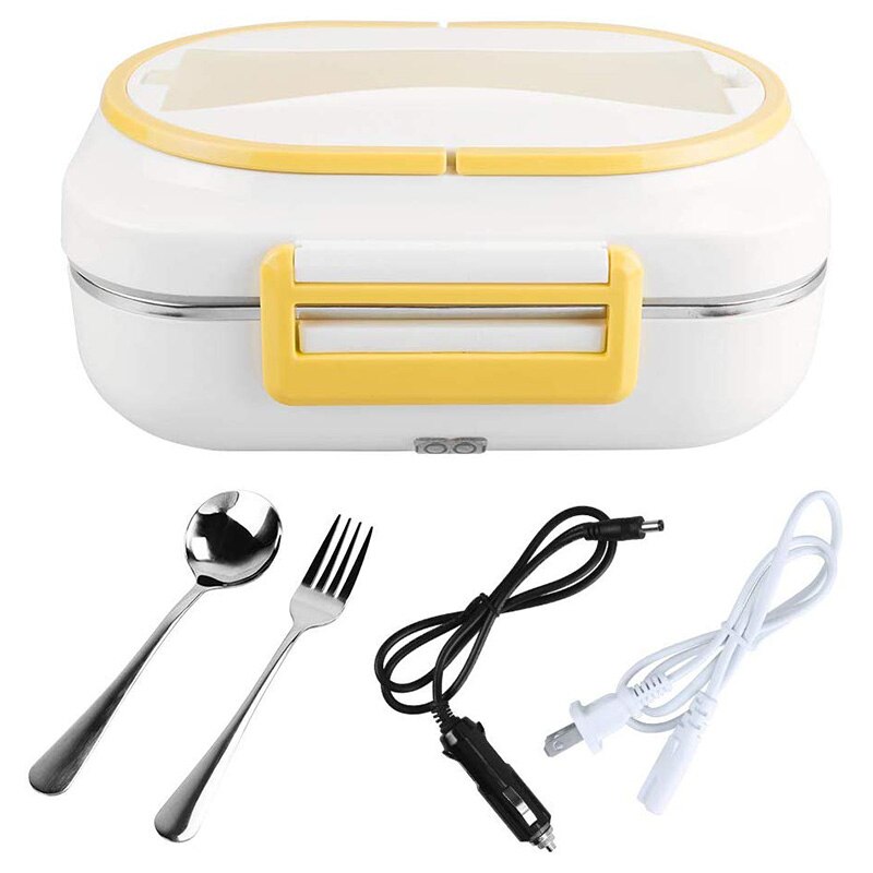 Three-grid Electric Heating Lunch Box Food Heater For Vehicle or Office - Lunch Boxes -  Trend Goods