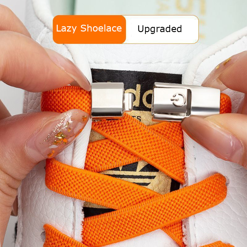 Easy Press Lock Shoe Laces Without Ties Elastic Sneaker Laces - Shoe Laces -  Trend Goods