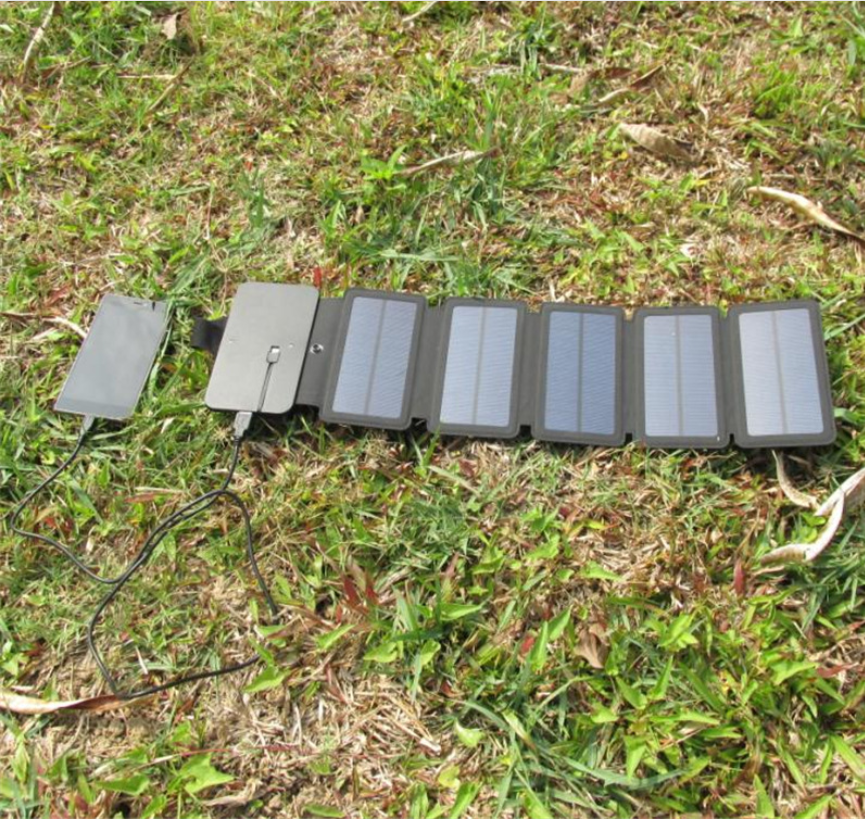 Outdoor 8W folding solar charger Off-road emergency mobile power supply - Power Chargers -  Trend Goods