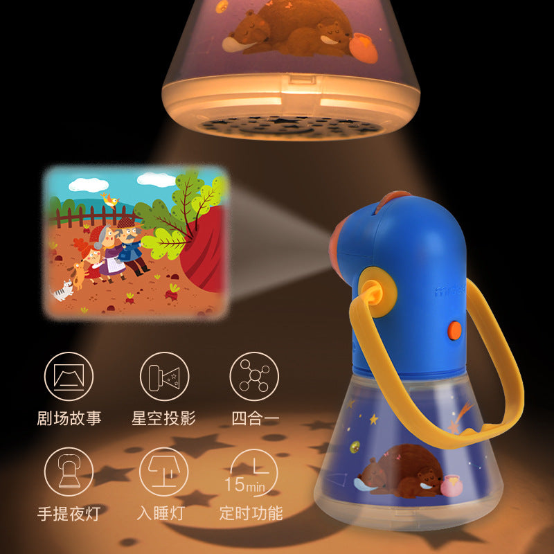 Children Night Lamp Multifunction Story Projector Kids Early Education - Baby Toys -  Trend Goods