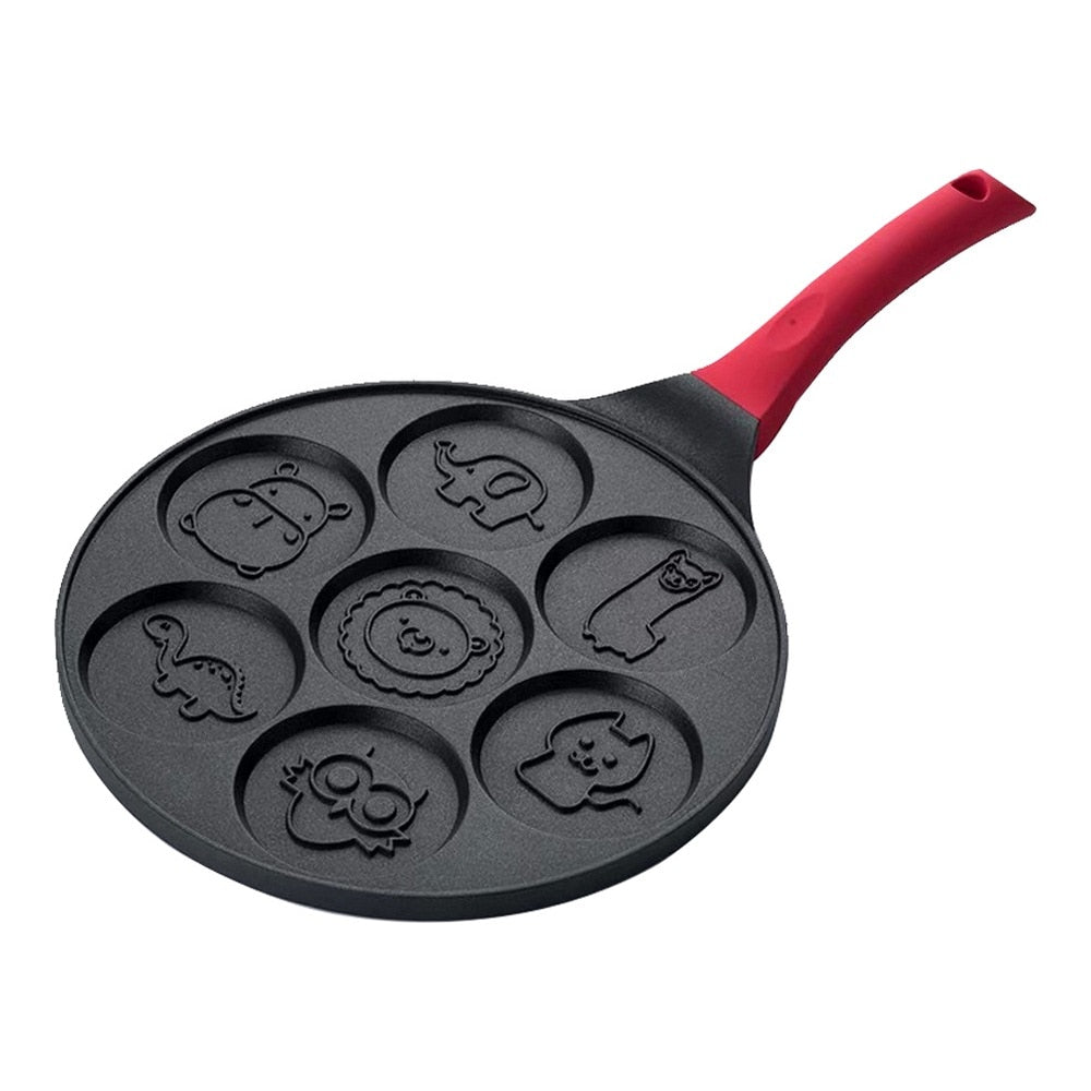 Aluminum Alloy Non-stick Seven-hole Breakfast Frying Pan - Pans -  Trend Goods