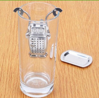 Robot Tea Infuser and Drip Tray - Kitchen Gadgets -  Trend Goods