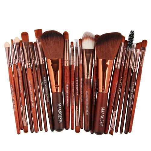 22 Piece Cosmetic Make-up Brush Set - Make-up Tools -  Trend Goods