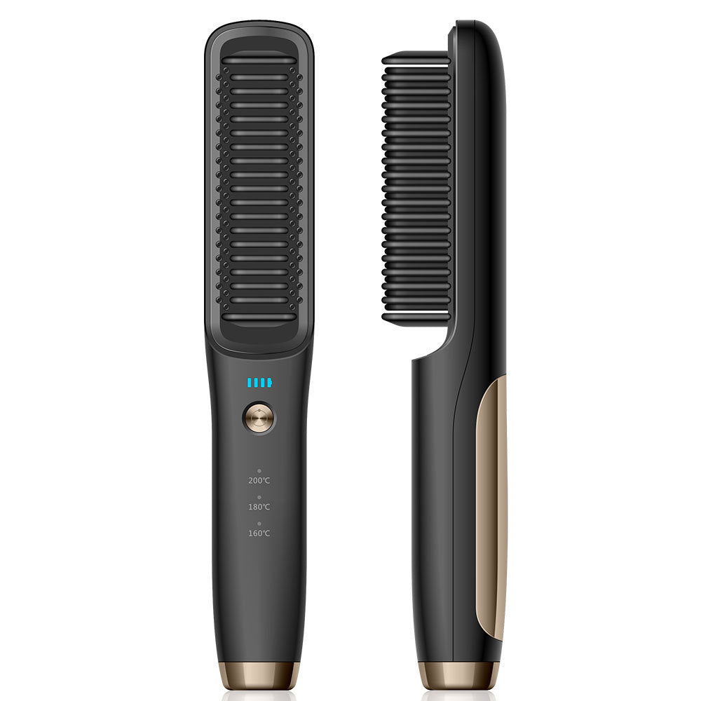 Wireless Rechargeable Cordless Hair Straightener Brush - Hair Brushes -  Trend Goods