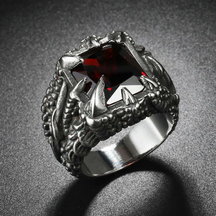 Men's Vintage Dragon Claw Ring - Rings -  Trend Goods