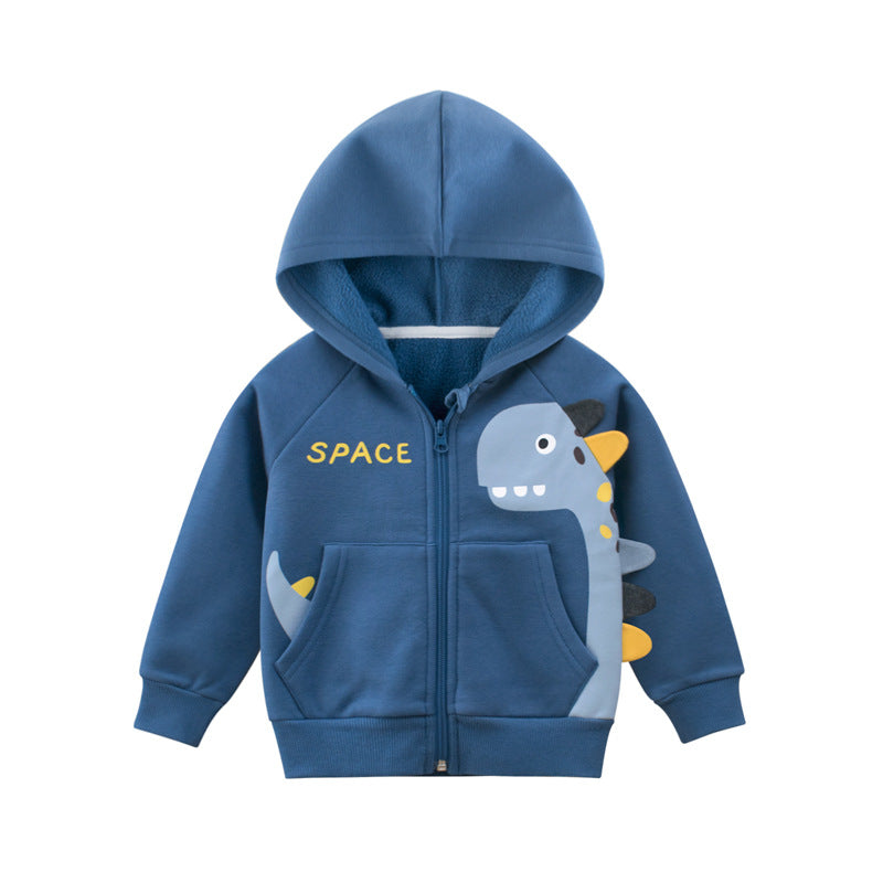 Boy Dinosaur Hoodie - Hoodies -  Trend Goods