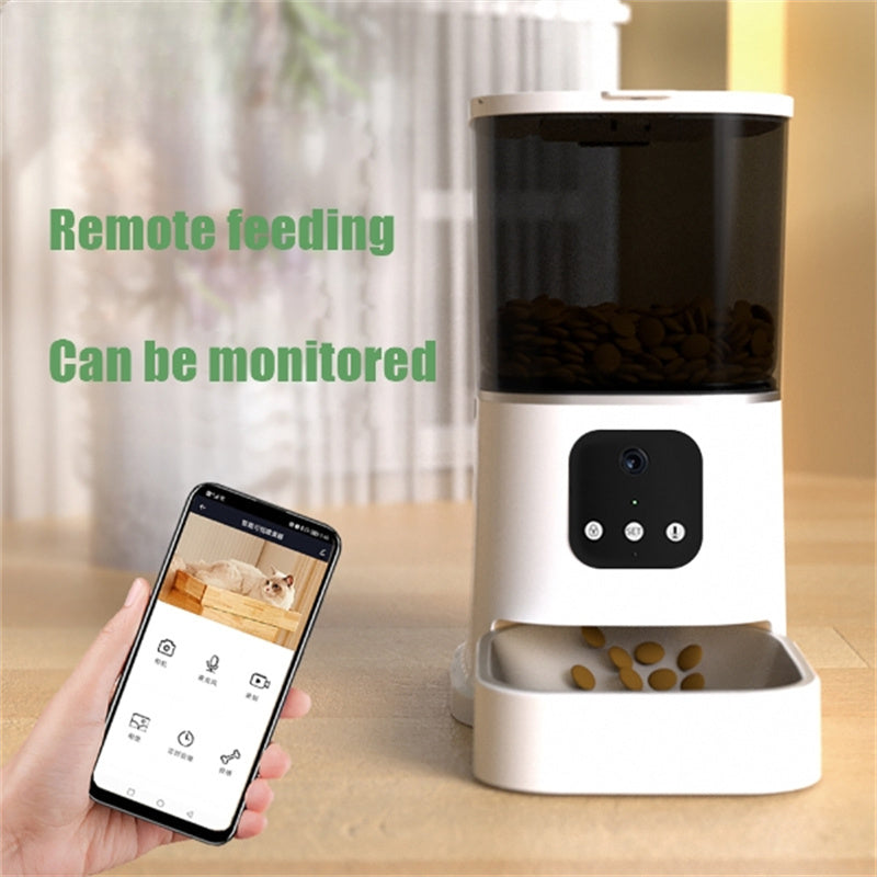 Pet Automatic Feeder Large Capacity Smart Voice Recorder APP Control Timer Feeding - Pet Gadgets -  Trend Goods