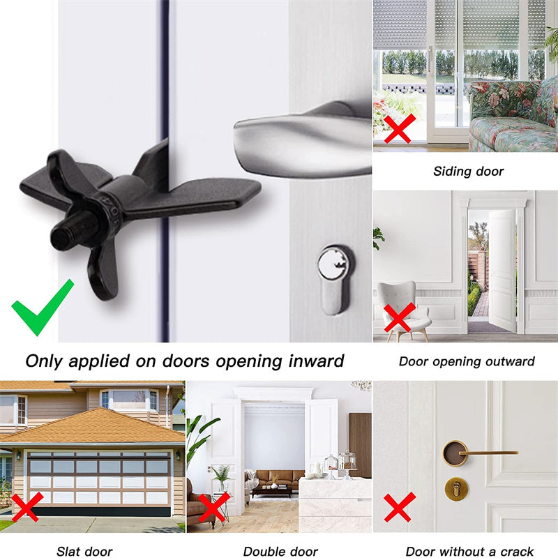 Portable Hotel Door Lock Self-Defense Travel Anti-theft Childproof Door Stopper - Door Stoppers -  Trend Goods