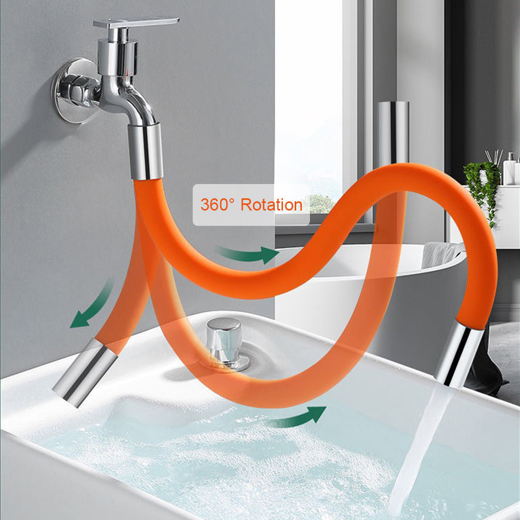 Universal Faucet Extension Extender Bathroom 360 Rotation Adjust Free Bending Faucet Splash-proof - Faucet Accessories -  Trend Goods