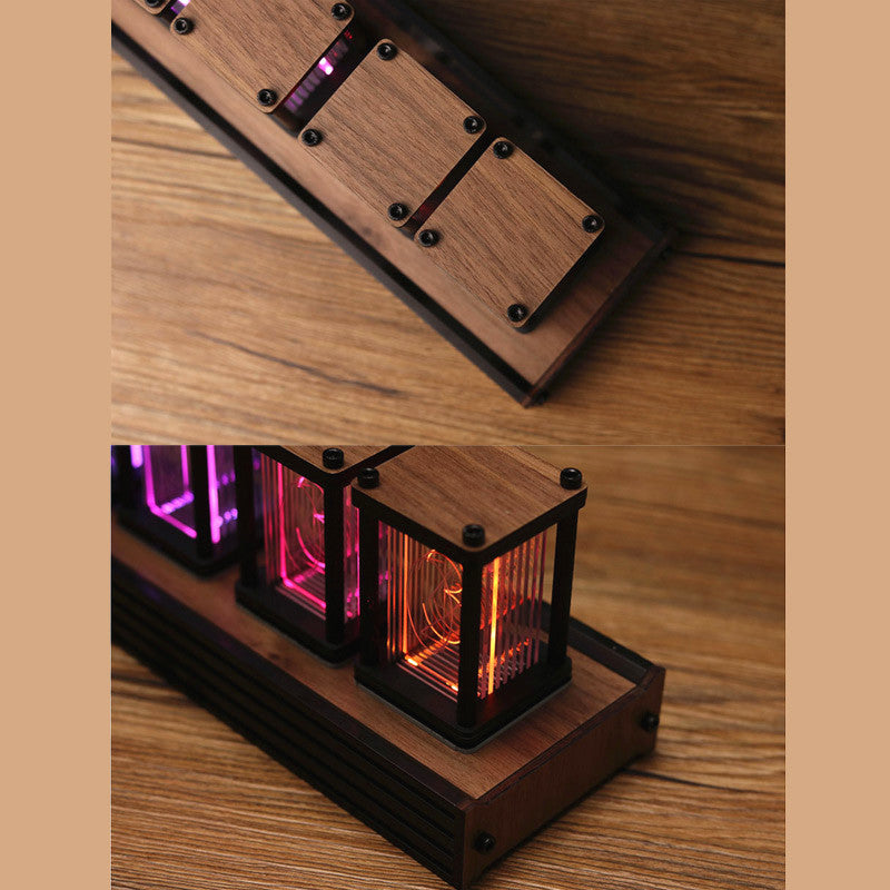 RGB Pseudo Glow Tube Clock Nixie Tube DIY Kit LED - Clocks -  Trend Goods