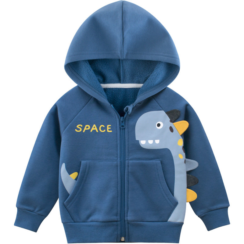 Boy Dinosaur Hoodie - Hoodies -  Trend Goods