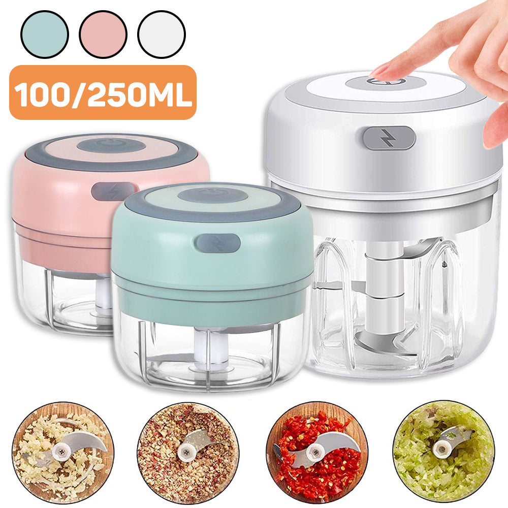 Mini Electric Chopper USB Charging Garlic Ginger Grinder - Kitchen Slicers -  Trend Goods