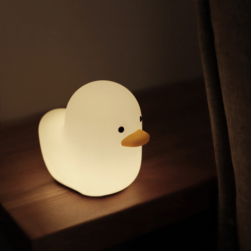 Nordic Cute Lovely Cartoon Dull Duck Led Night Light Silicone USB Charging - Night Lights -  Trend Goods