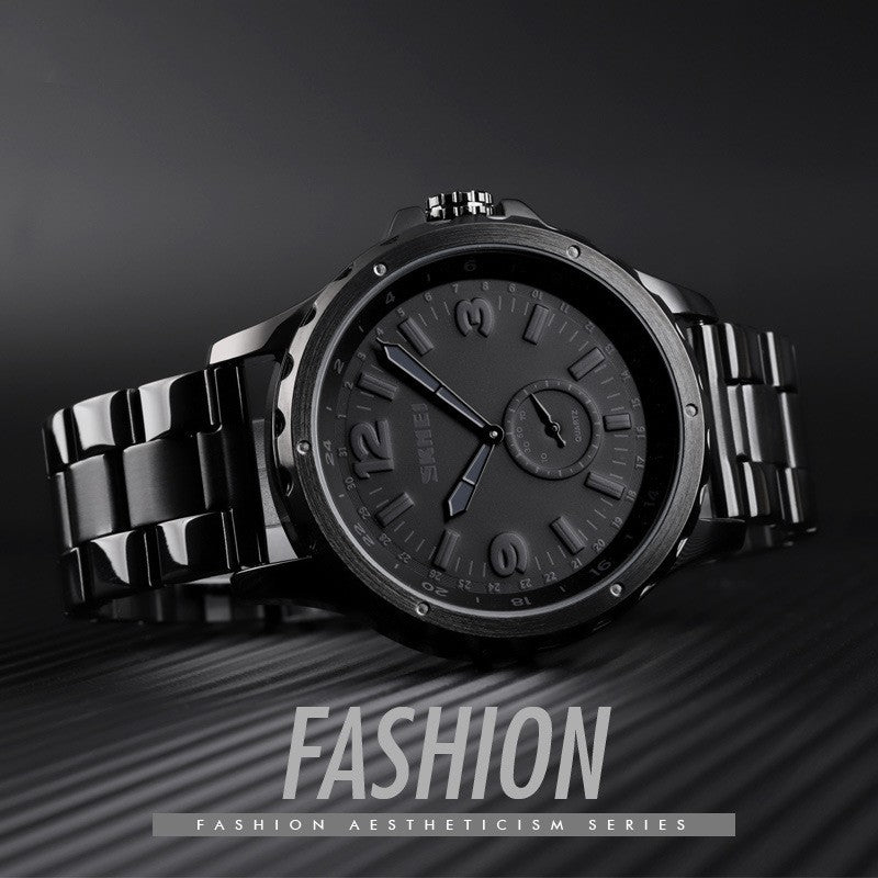 Steel Belt Waterproof Quartz Watch - Watches -  Trend Goods