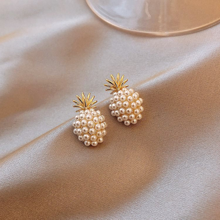 Pineapple Pearl Earrings - Earrings -  Trend Goods