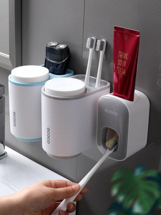 Wall Mounted Automatic Toothpaste Dispenser - Toothbrush Holders -  Trend Goods