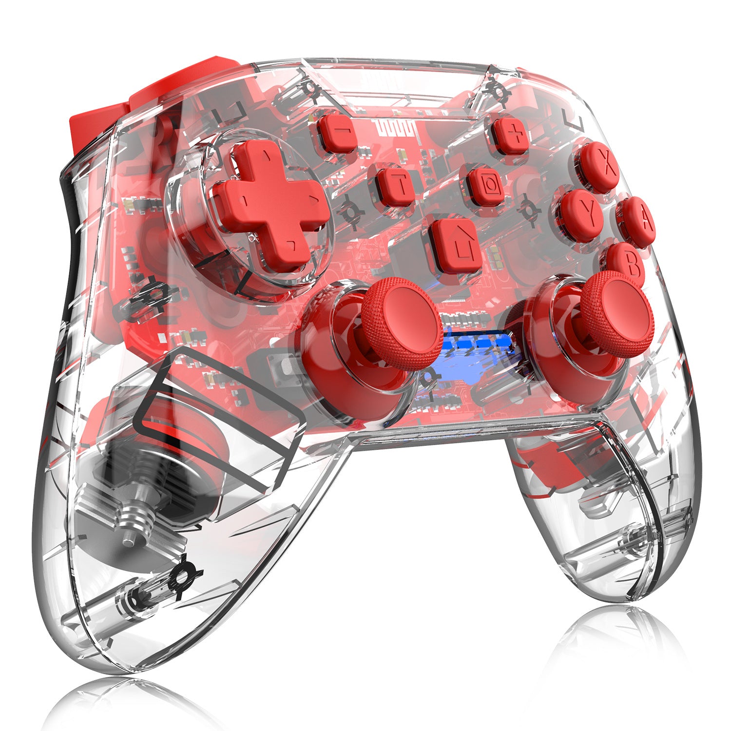 Wireless Wake-up Burst SwitchPRO Bluetooth Transparent Lighted Gamepad - Game Controllers -  Trend Goods