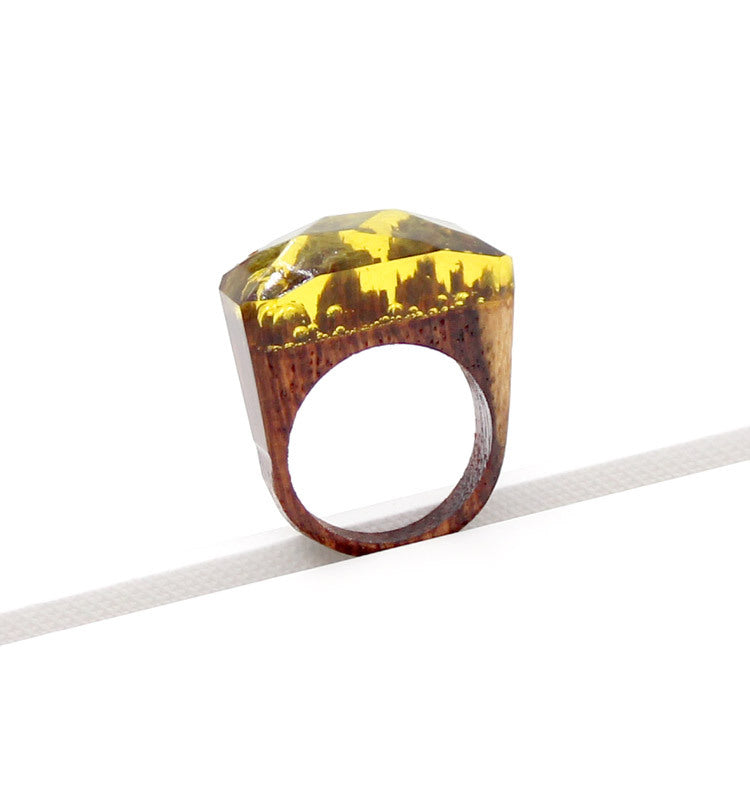 Wood ring characteristic ring resin ring - Rings -  Trend Goods