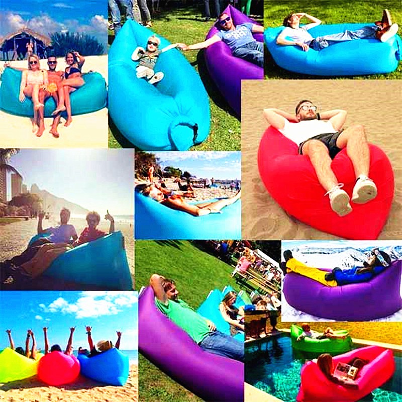 Outdoor Lazy Air Sofa Fast Inflatable - Inflatable Sofas -  Trend Goods