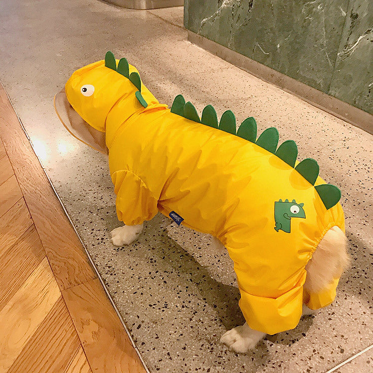 Pet cute dinosaur raincoat - Pet Apparel -  Trend Goods