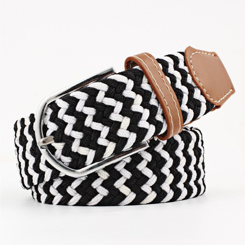 Casual Stretch Braided Canvas Belt Needle Buckle - Belts -  Trend Goods