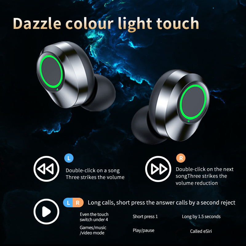 Wireless Bluetooth Headset TWS Large Screen Smart Digital Display - Bluetooth Headsets -  Trend Goods