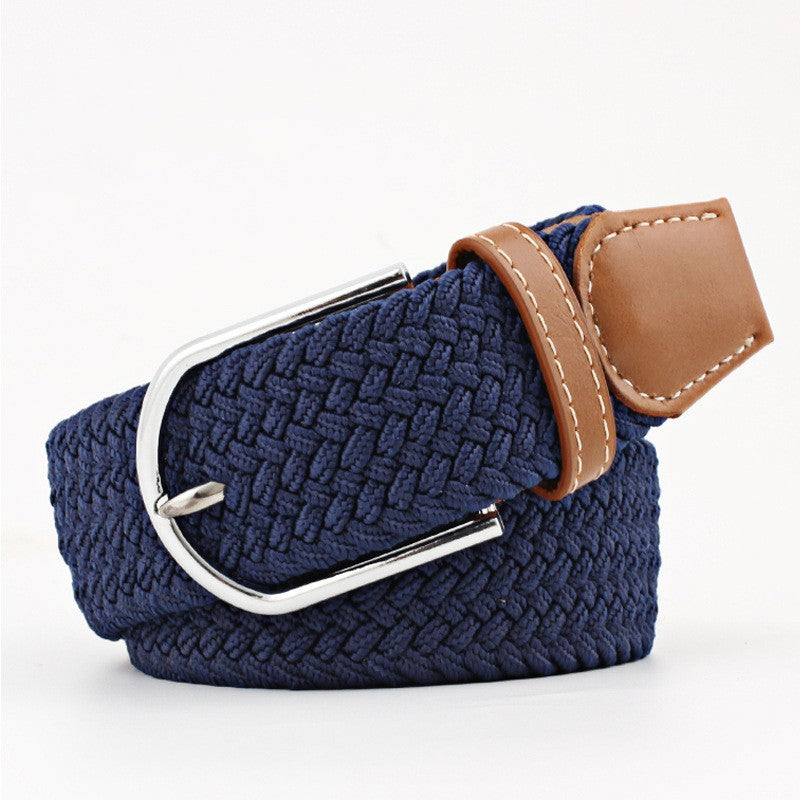 Casual Stretch Braided Canvas Belt Needle Buckle - Belts -  Trend Goods