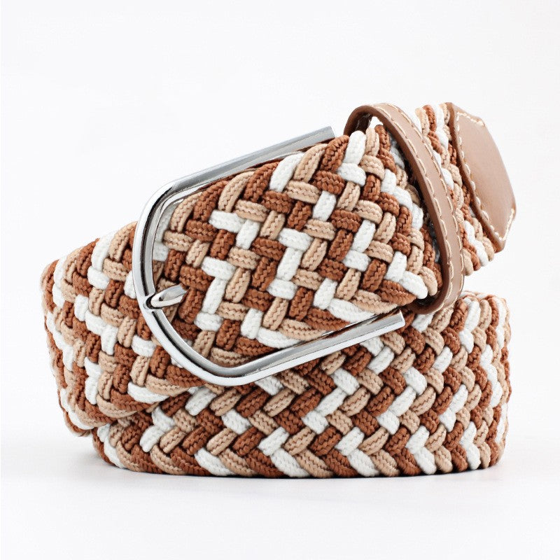 Casual Stretch Braided Canvas Belt Needle Buckle - Belts -  Trend Goods