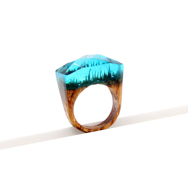 Wood ring characteristic ring resin ring - Rings -  Trend Goods