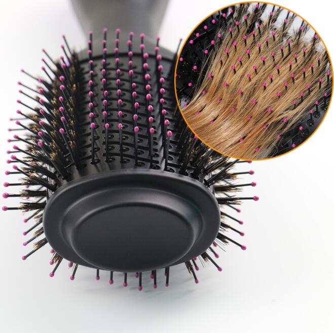 One-Step Electric Hair Dryer Comb Multifunctional Comb Straightener Hair Curling - Hair Brushes -  Trend Goods