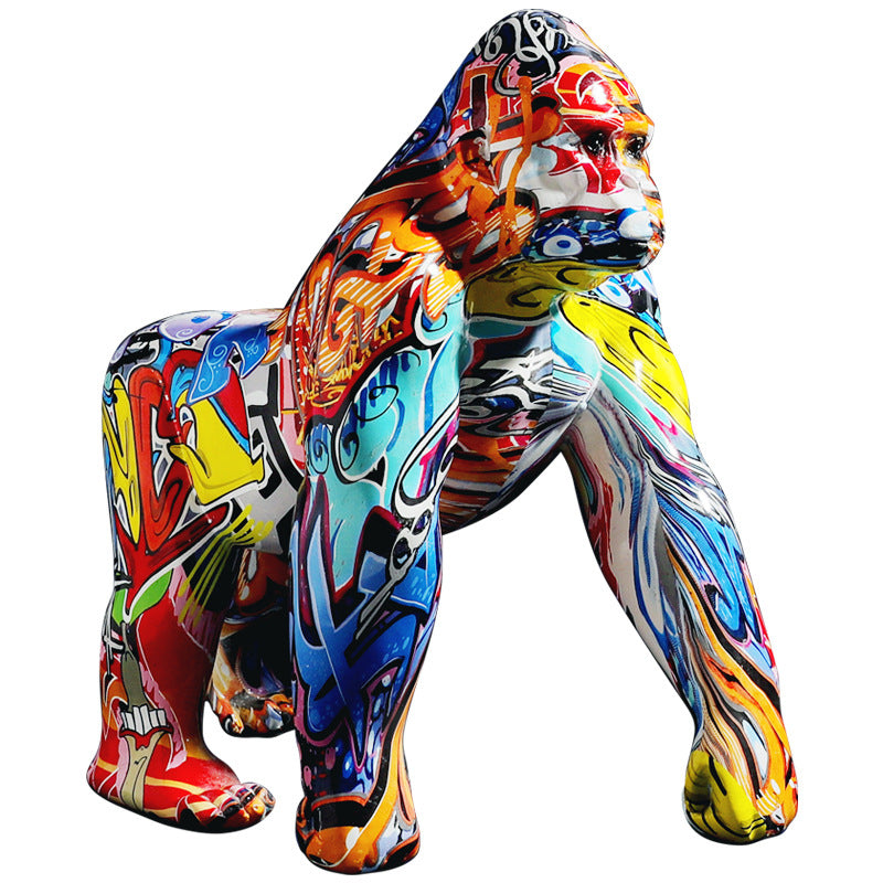 Colorful Gorilla Creative Decoration Crafts - Home Decor -  Trend Goods