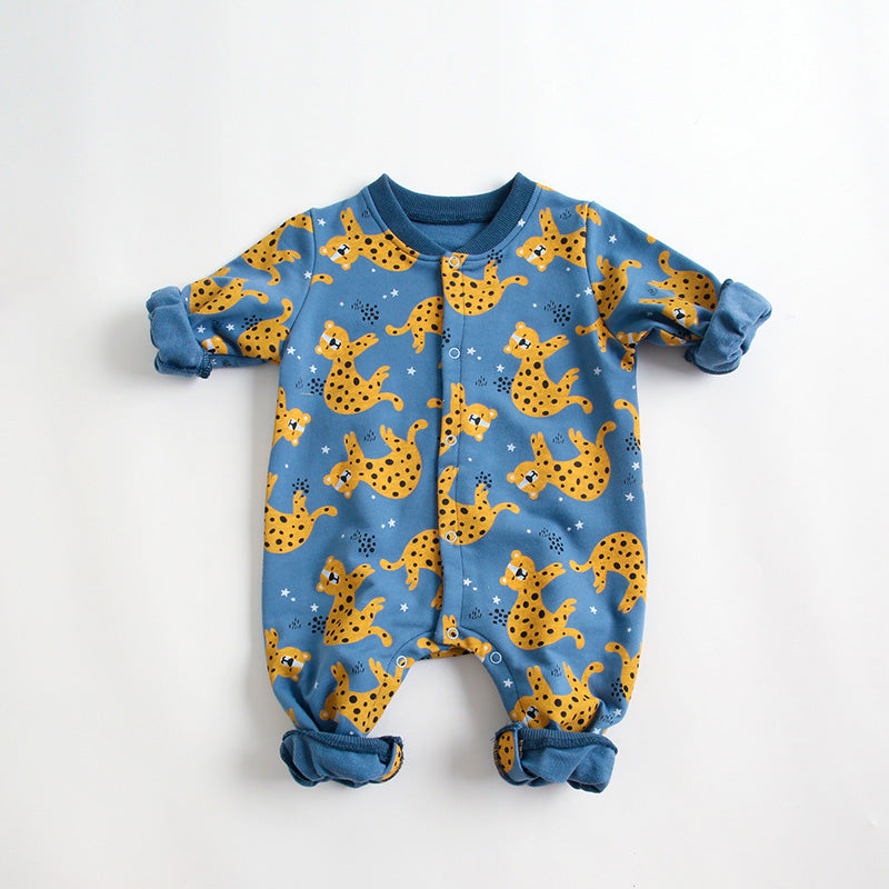 Baby Cartoon Long-Sleeved Romper - Baby Rompers -  Trend Goods