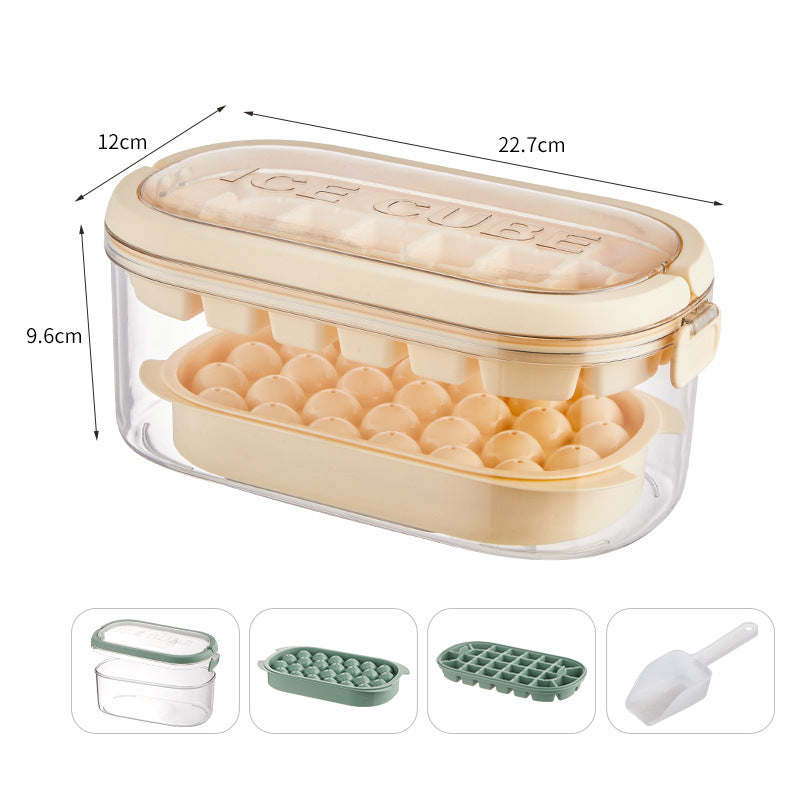 DIY Silicone Ice Grid Portable Ice Box - Ice Cubes -  Trend Goods