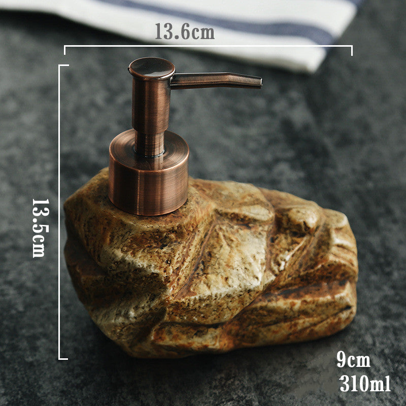 Ceramic Retro Stone Dispenser Soap Dispenser - Soap Dispenser -  Trend Goods